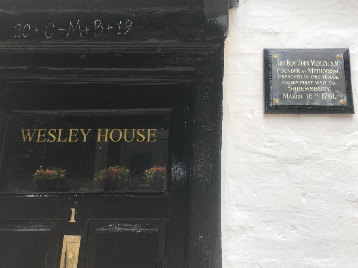 "Wesley House" Historic Home In Town Centre With Parking Shrewsbury Extérieur photo